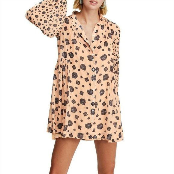 free people turn turn mini dress